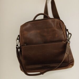 Brown Leather Men's Bag